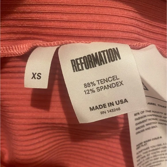 Reformation Knit Dress Size XS - Picture 4 of 4